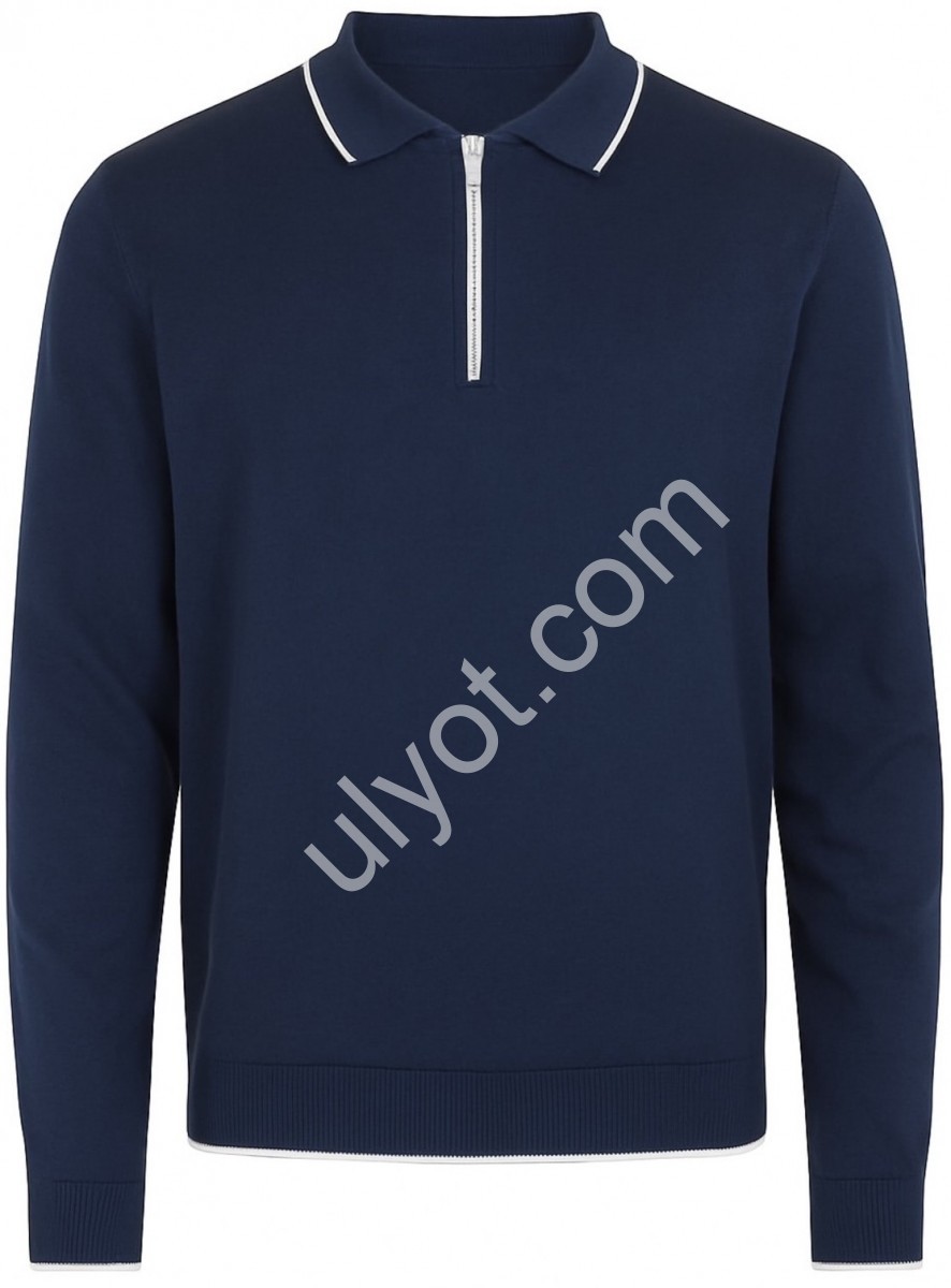 КОФТА VIP STONES (M-2XL) Т.СИНІЙ 054