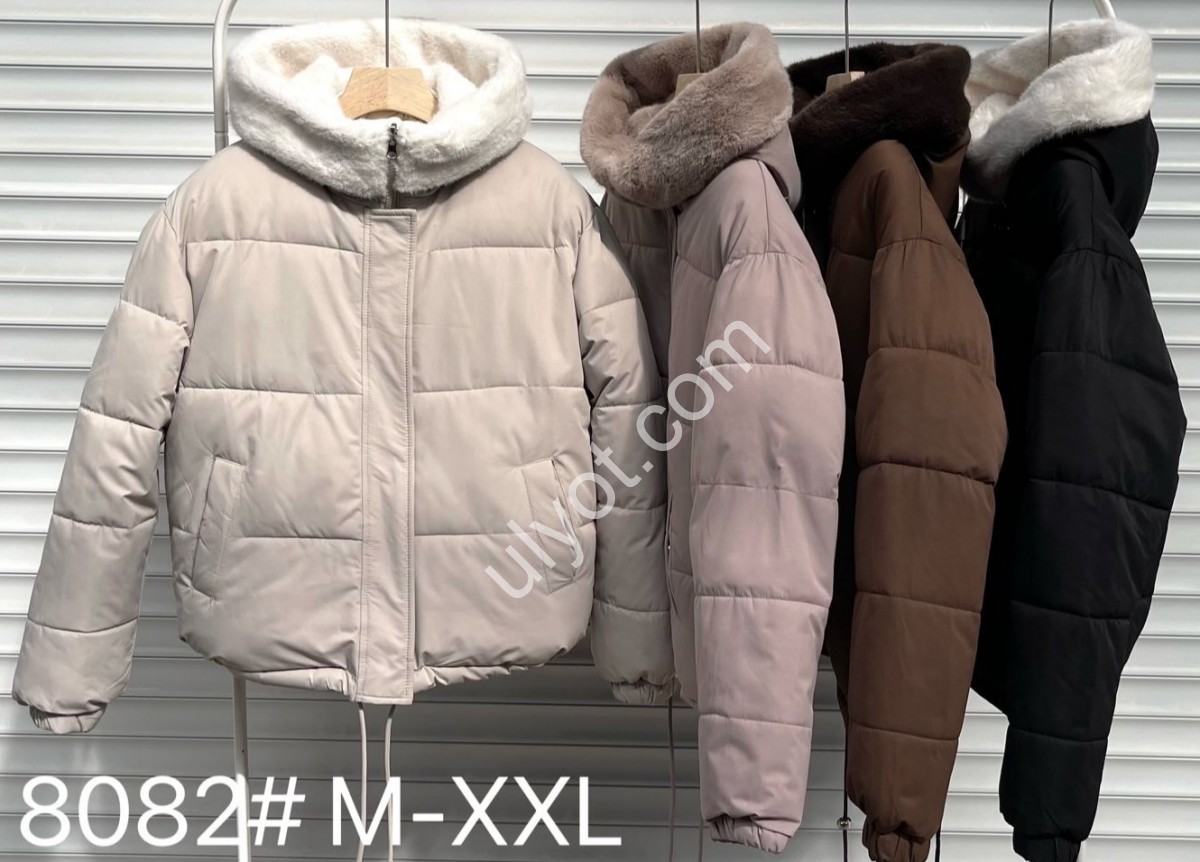 КУРТКА ДВУХСТОРОННЯЯ (M-2XL) КОРИЧНЕВЫЙ 8082