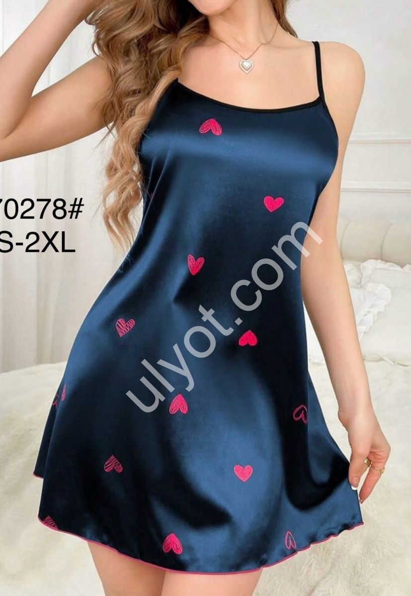 НІЧНЕННЯ СЕРЦЕ (S-2XL) Т.СИНІЙ 70278