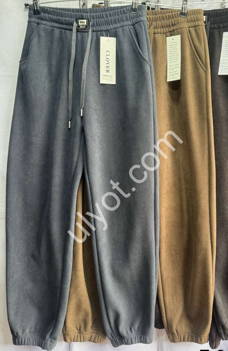 ШТАНЫ (L-3XL) МЕХ МАНЖЕТ МОККО 69105