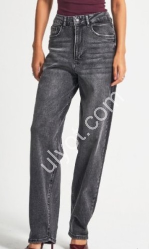 ДЖИНСЫ IT'S BASIC (38-48) ГРАФИТ 3468/4w5/14