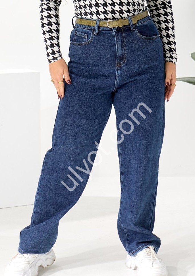 ДЖИНСЫ LIANA (28-33) БАЙКА Т.СИНИЙ 1033