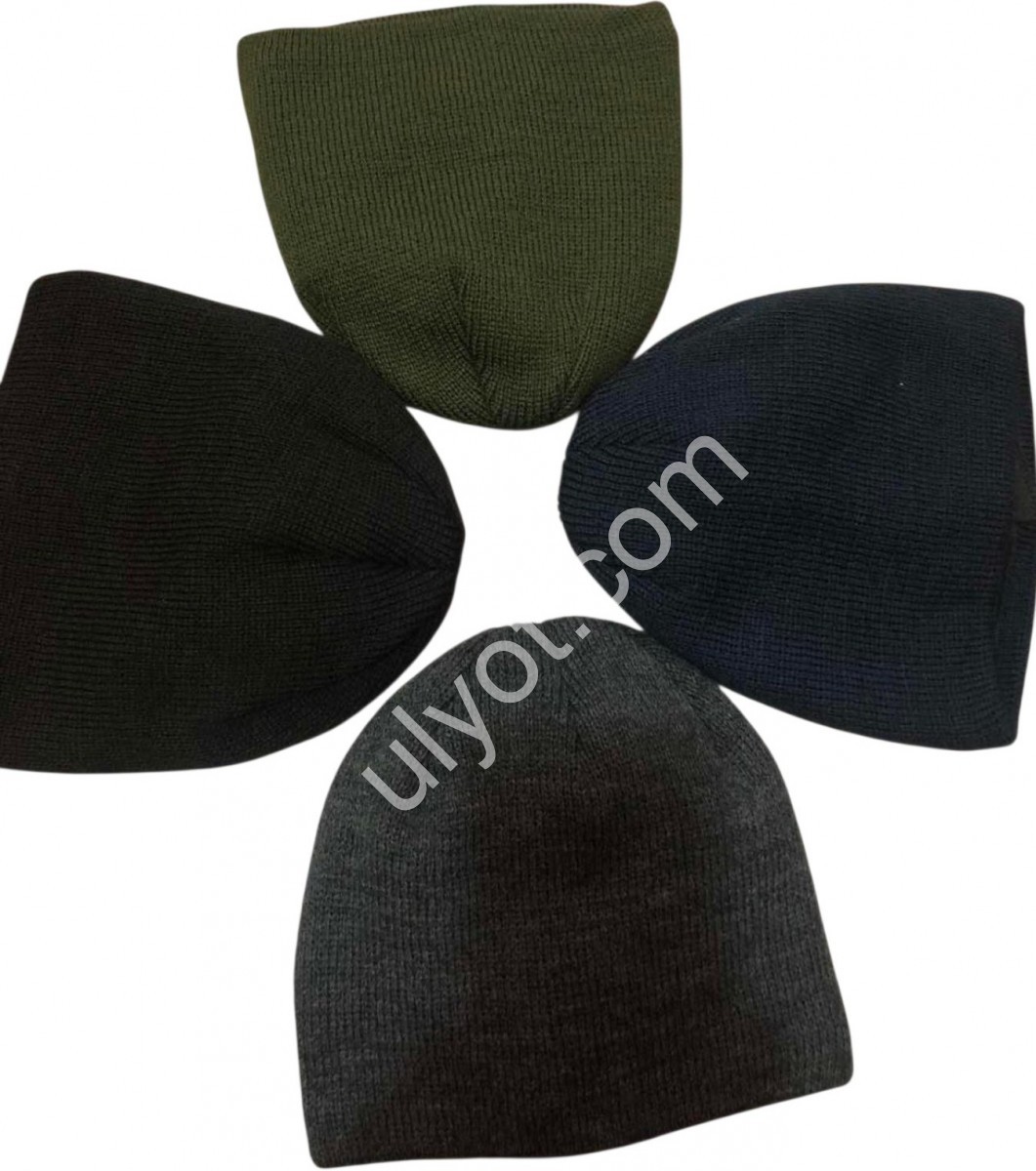 ШАПКА 2 (ONE SIZE 54-58) ФЛИС МИКС 