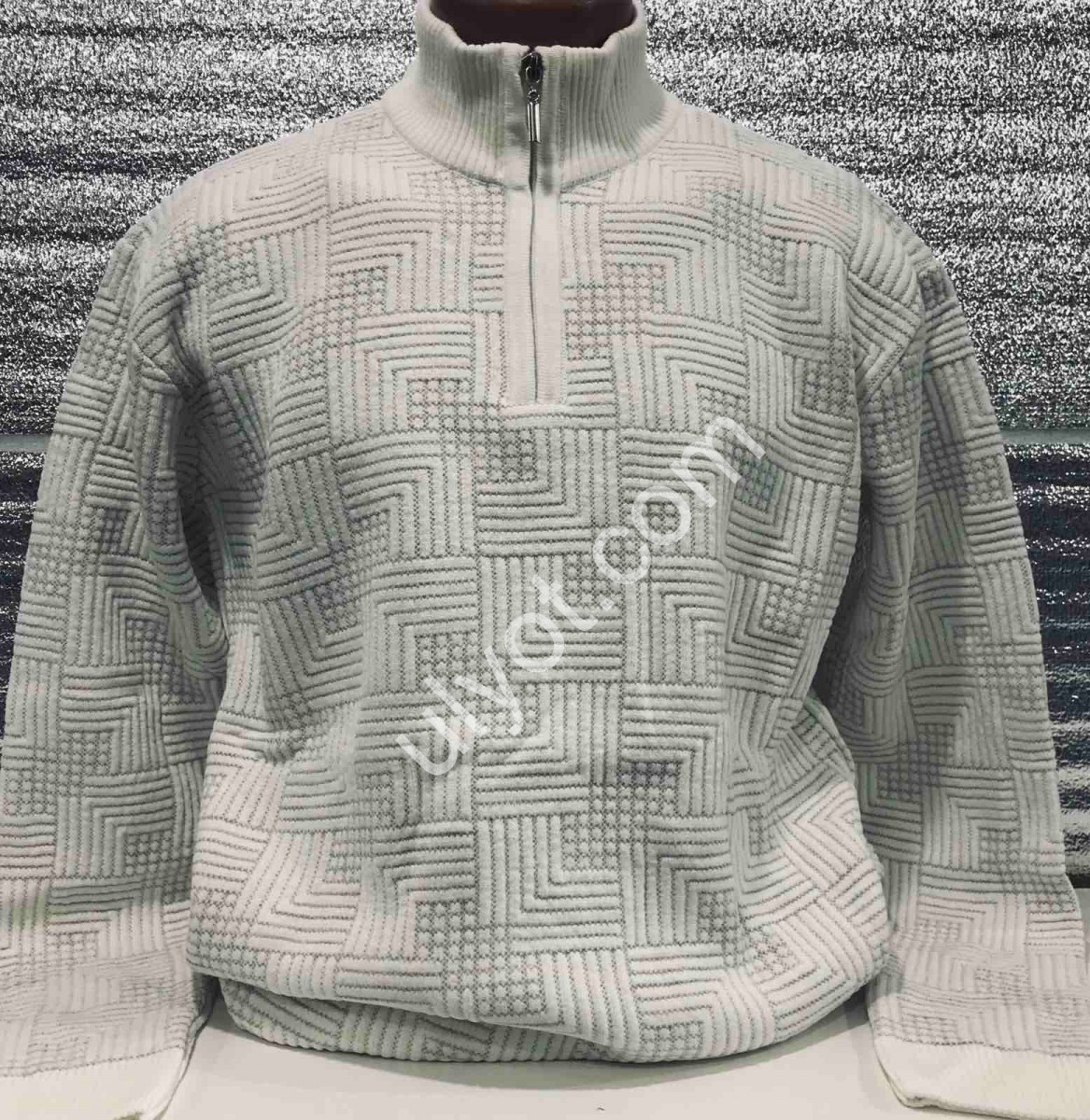 СВИТЕР EVS (L-2XL) БЕЖ 3090