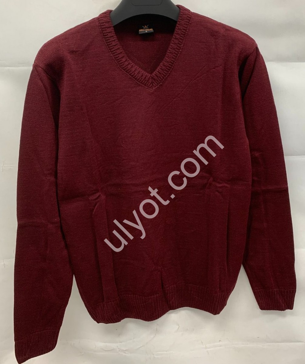 СВИТЕР (M-XL) БОРДО M1770-3