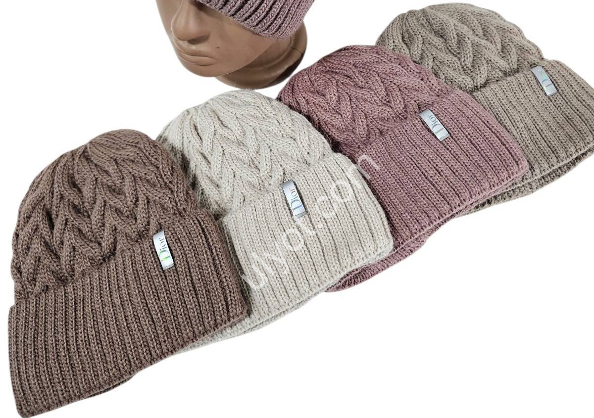 ШАПКА D (ONE SIZE 54-58) ФЛИС МИКС 