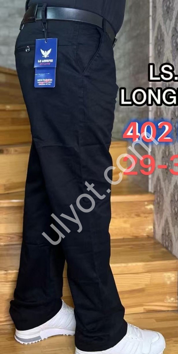 БРЮКИ LONGFEI (29-38) ЧЕРНЫЙ 402