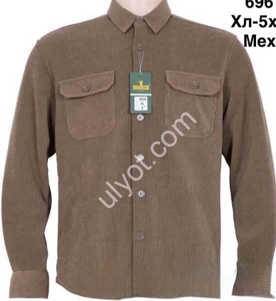 РУБАШКА (XL-5XL) МЕХ МИКС 696