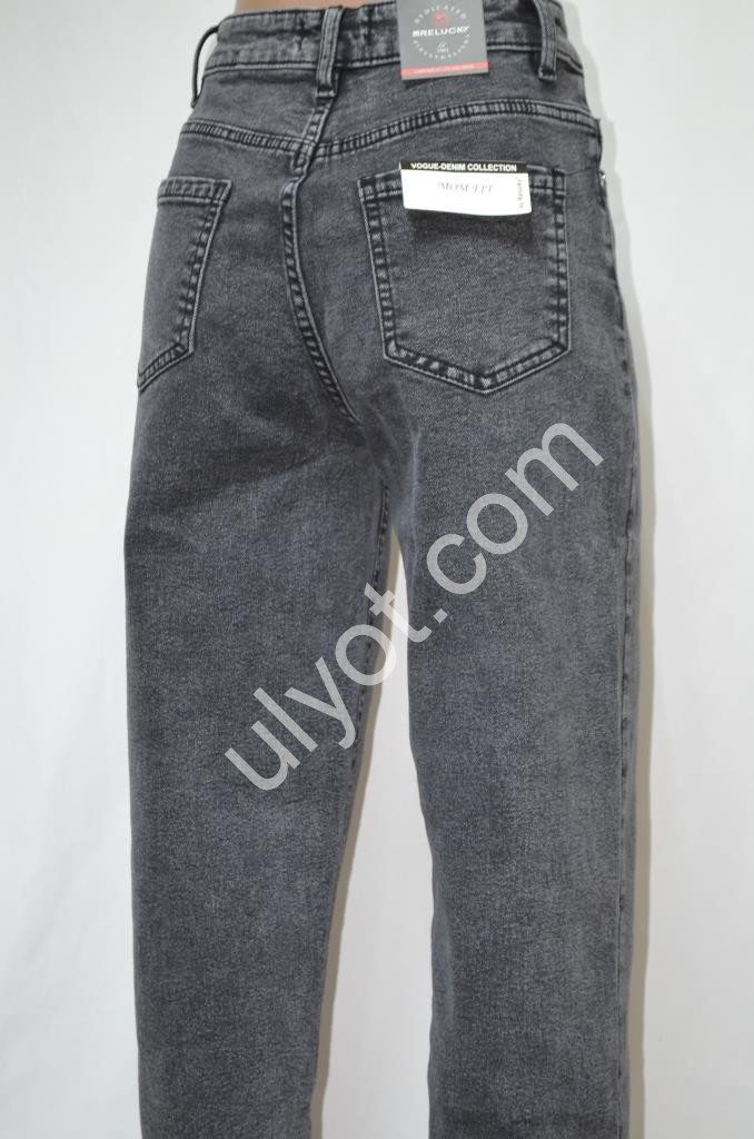 ДЖИНСЫ RELUCKY (25-30) БАЙКА ГРАФИТ M672-7