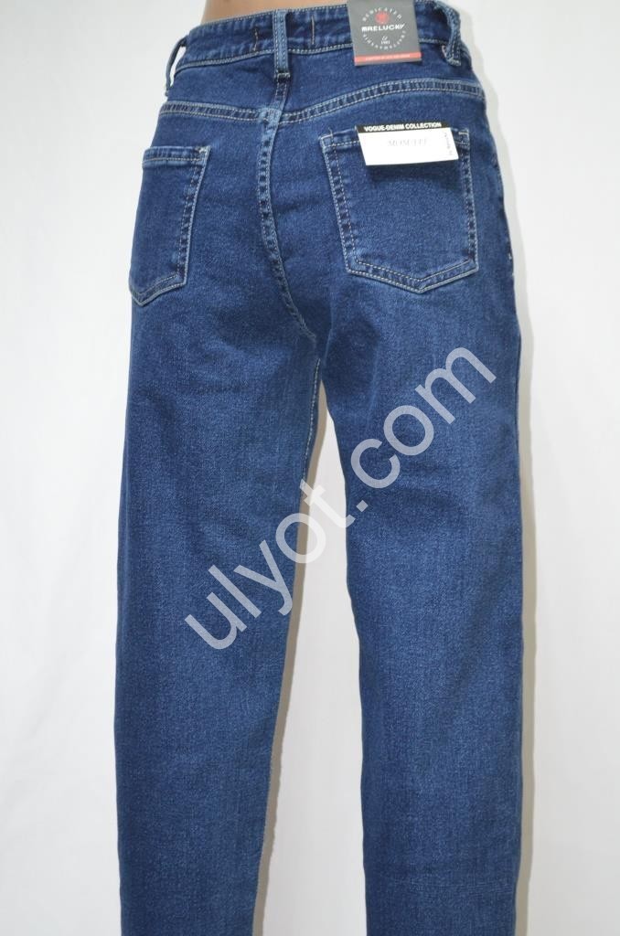 ДЖИНСЫ RELUCKY (25-30) БАЙКА Т.СИНИЙ M247-8