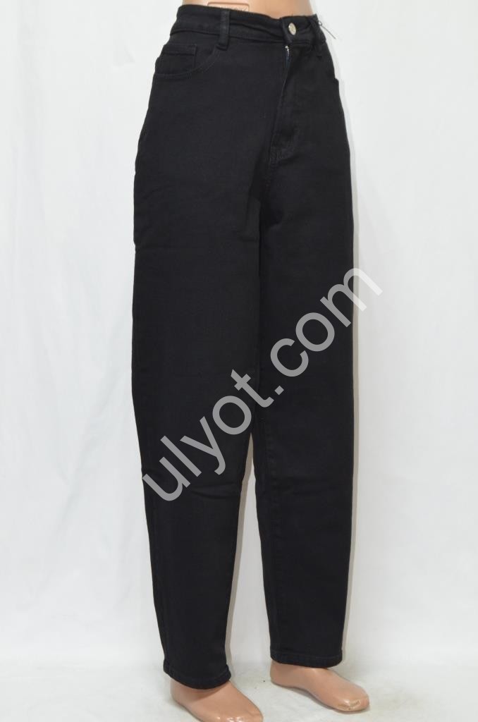 ДЖИНСЫ RELUCKY (31-38) БАЙКА ЧЕРНЫЙ M0555-6