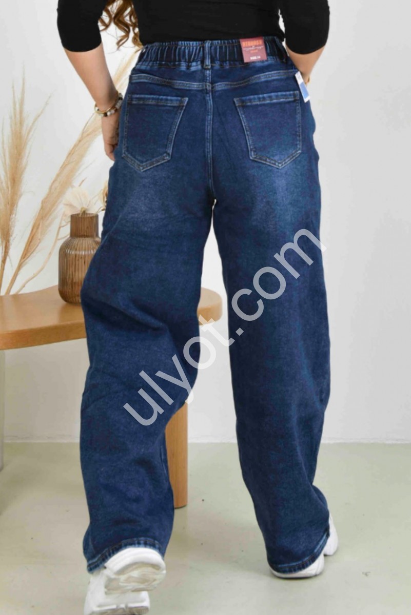 ДЖИНСЫ RTROOSS (28-33) БАЙКА Т.СИНИЙ 6118