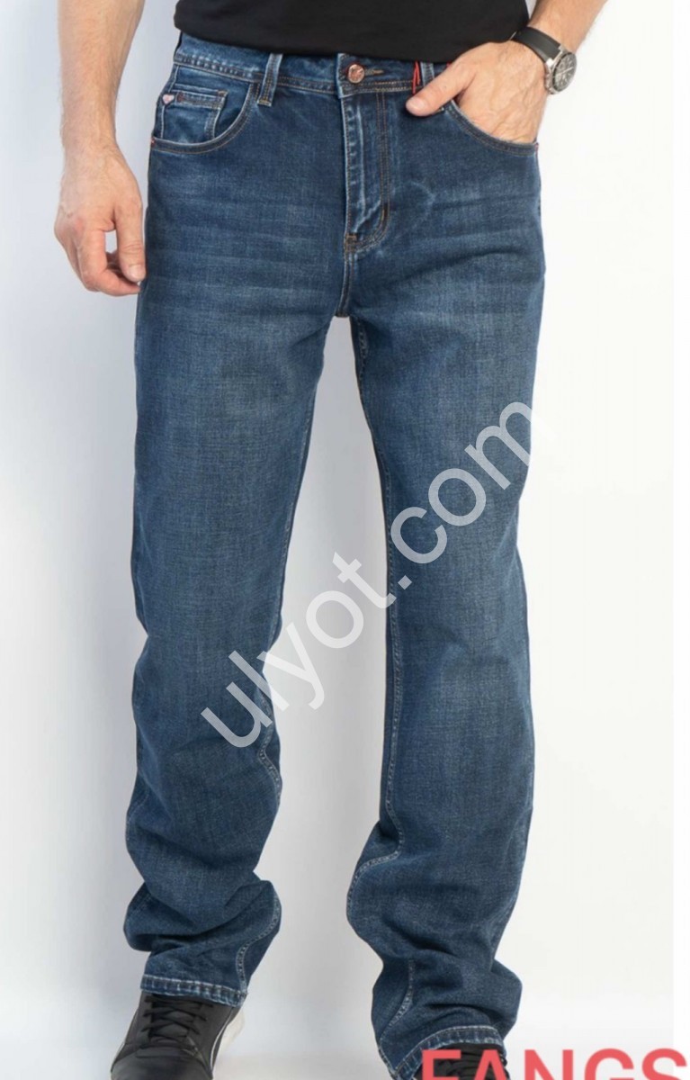 ДЖИНСЫ FANGSIDA (30-38) Т.СИНИЙ 8816