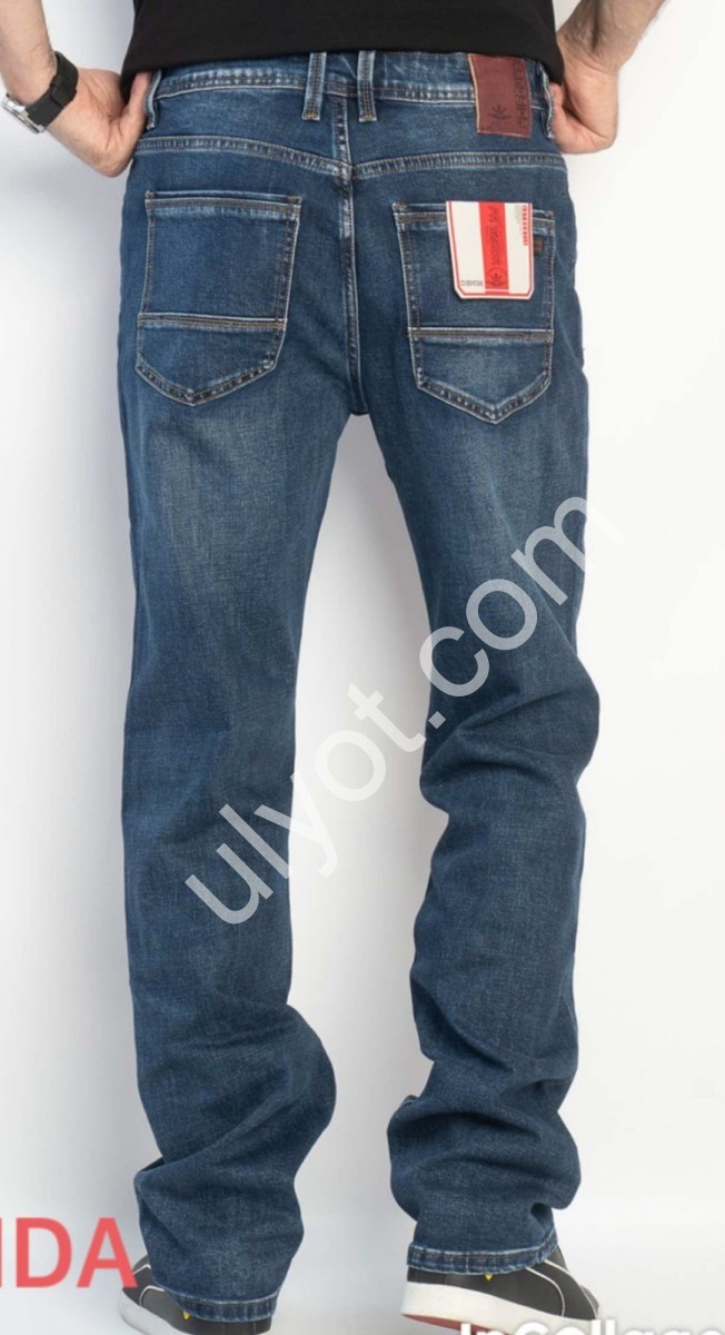 ДЖИНСЫ FANGSIDA (30-38) Т.СИНИЙ 8816