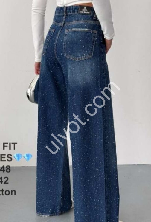 Фото 1 ДЖИНСЫ ZEO BASIC (34-42) Т.СИНИЙ 5048