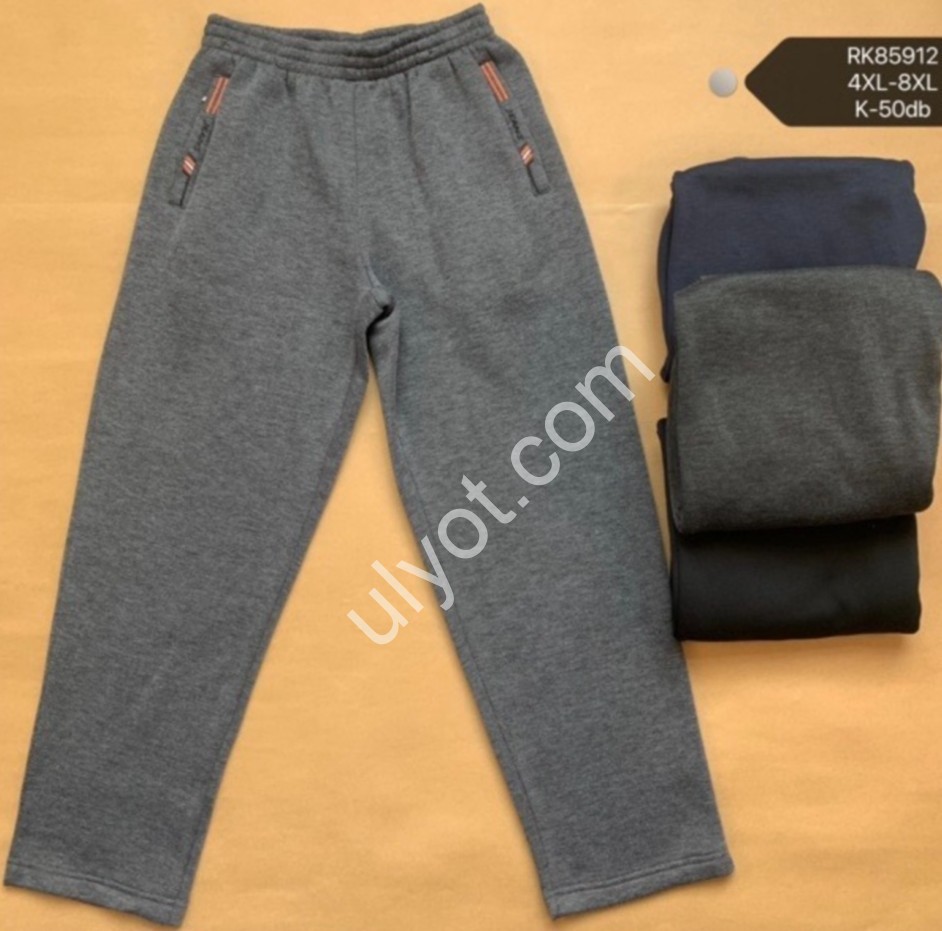 СПОР.ШТАНЫ (4XL-8XL) ФЛИС ПРЯМОЙ МИКС 87912