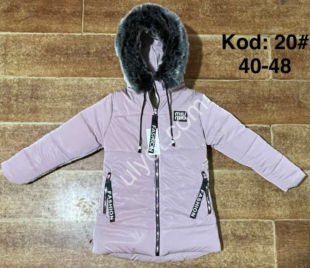 КУРТКА M40 (13-17 РОКІВ) Хутро рожеве 20