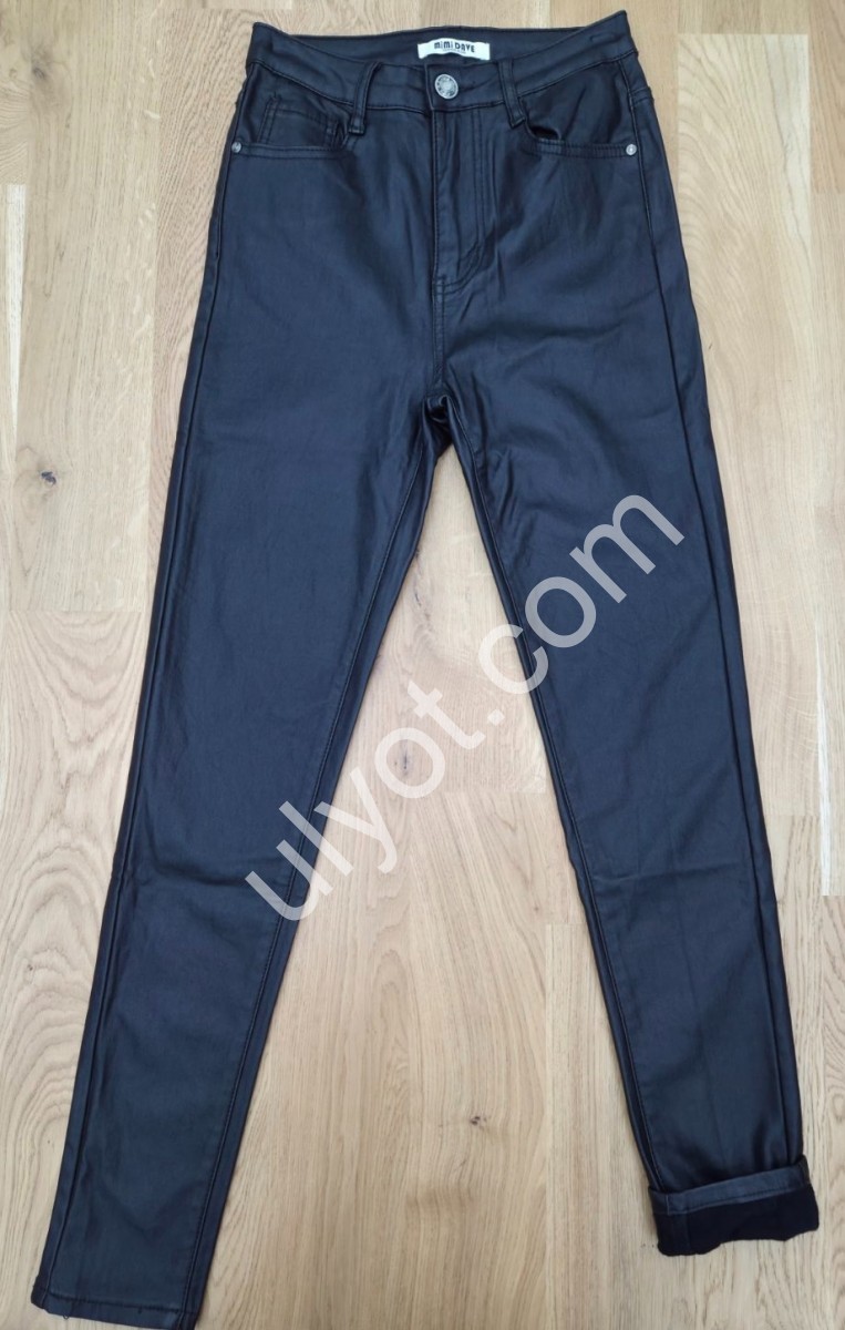 ШТАНЫ MIMIDAVE (26-31) БАЙКА ЧЕРНЫЙ 8123