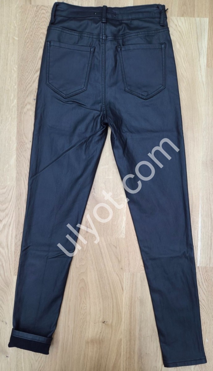 Фото 1 ШТАНЫ MIMIDAVE (26-31) БАЙКА ЧЕРНЫЙ 8123