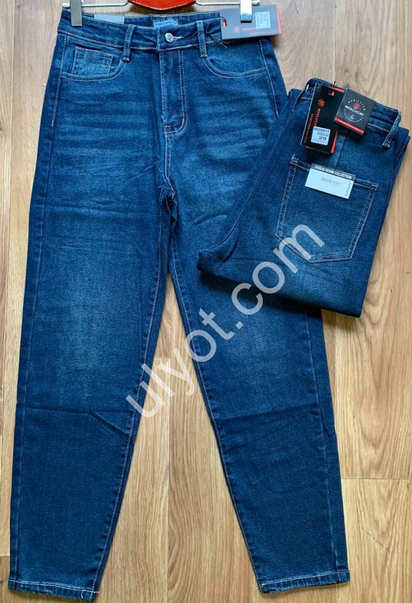 ДЖИНСИ RELUCKY (28-33) БАЙКА Т.СИНІЙ M0553-6