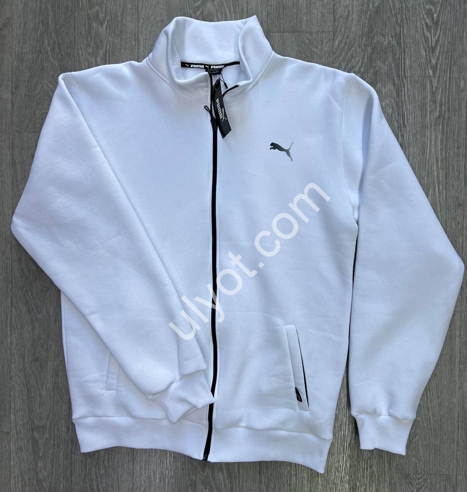 СПОРТ.КОФТА P15 (46-54) ФЛИС БЕЛЫЙ 115