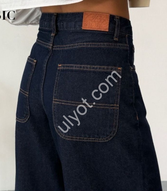 ДЖИНСЫ ZEO BASIC (34-42) Т.СИНИЙ 5104