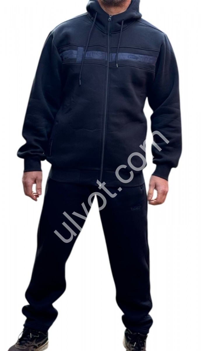 СПОРТ.КОСТЮМ (3XL-5XL) ФЛІС ПРЯМИЙ Т.СИНІЙ 0183