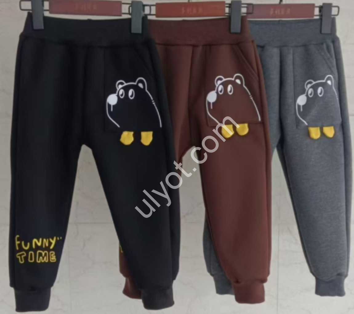 СПОРТ.ШТАНИ (2-5ЛІТ) ФЛІС МАНЖЕТ МІКС 90