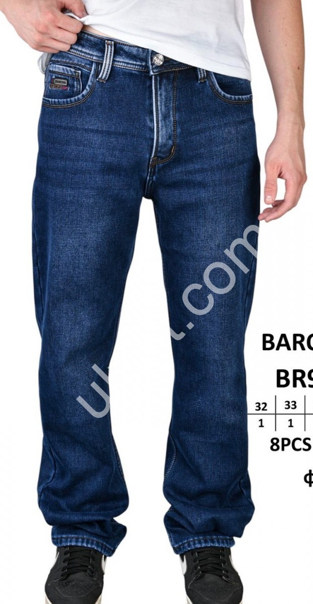 ДЖИНСИ BARON (32-38) ФЛІС Т.СІНІЙ BR9598