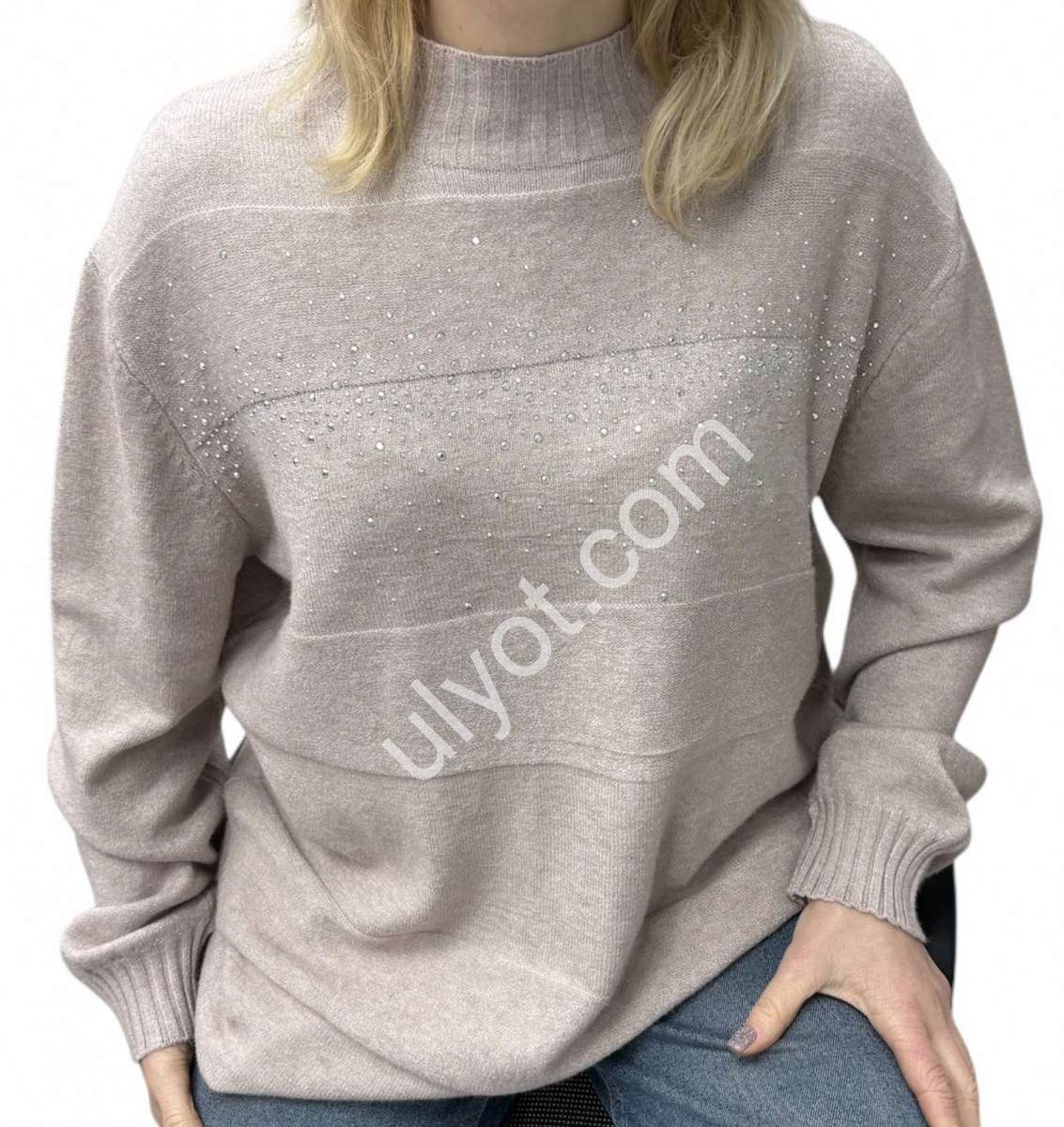 Фото 2 СВІТЕР (ONE SIZE 50-58) МІКС 24070