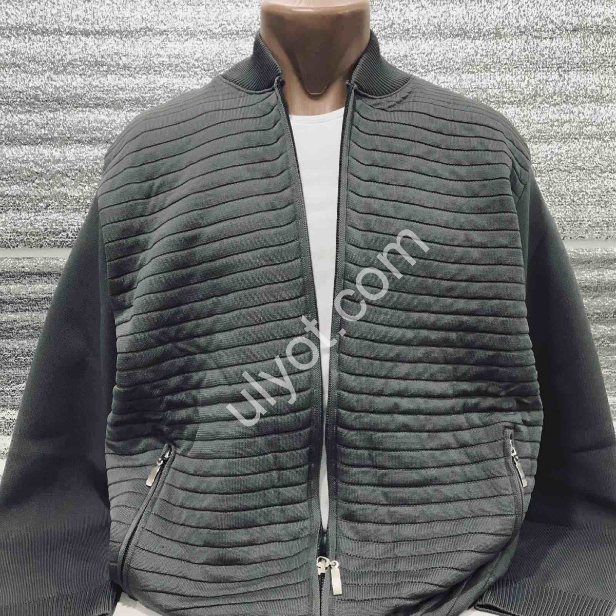 БОМБЕР EVS (L-2XL) СЕРЫЙ 3002