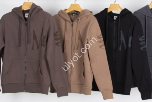 КОФТА JJF (L-4XL) ФЛІС ЧОРНИЙ 50103