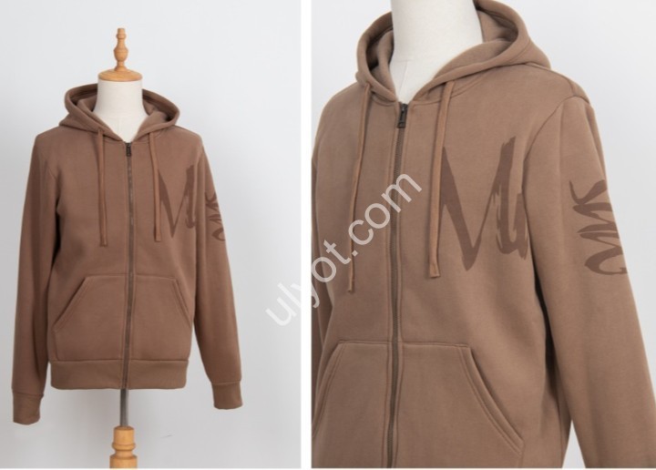 КОФТА JJF (L-4XL) ФЛІС ЧОРНИЙ 50103