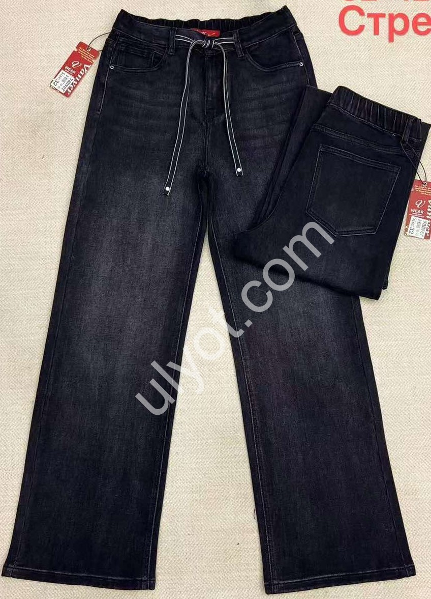 ДЖИНСЫ VANVER (32-42) ГРАФИТ D82165