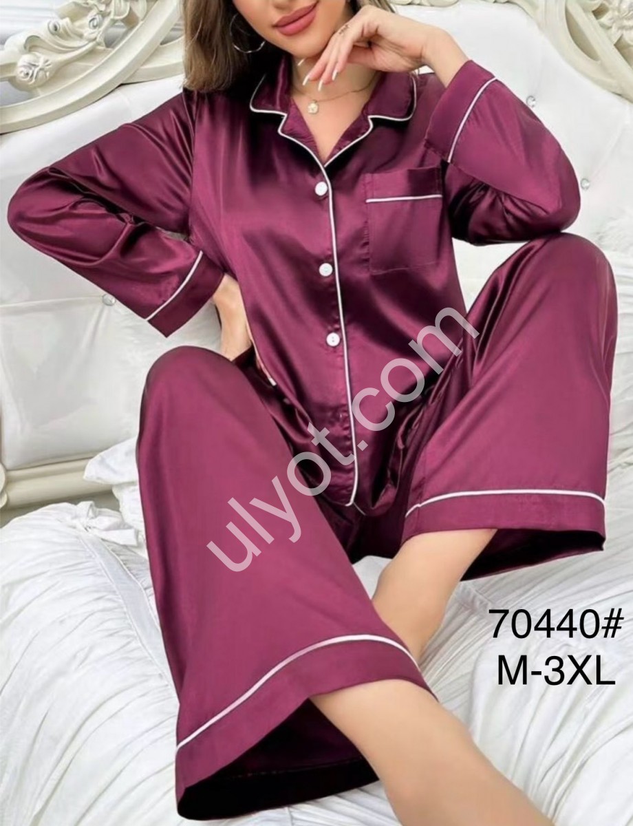 ПИЖАМА (M-3XL) ФИОЛЕТ 70440