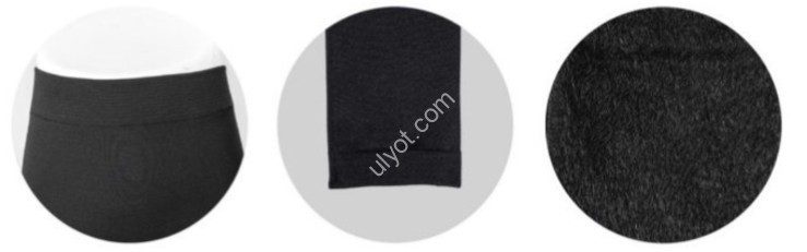 ЛОСИНЫ (S-4XL) МЕХ ЧЕРНЫЙ C-11