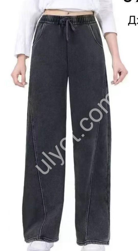 ШТАНЫ (S-4XL) МЕХ ГРАФИТ 2133