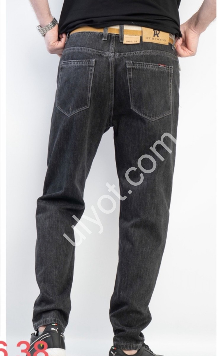 ДЖИНСЫ RTROOSS (30-38) ГРАФИТ 8130