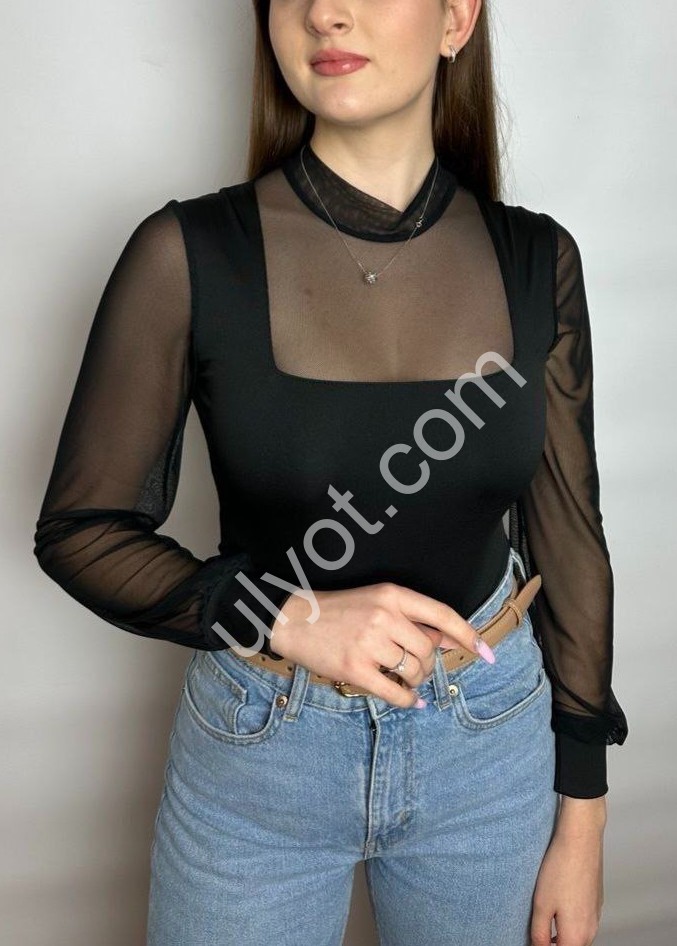 Фото 2 БОДІ (42-48) ЧОРНИЙ 2509