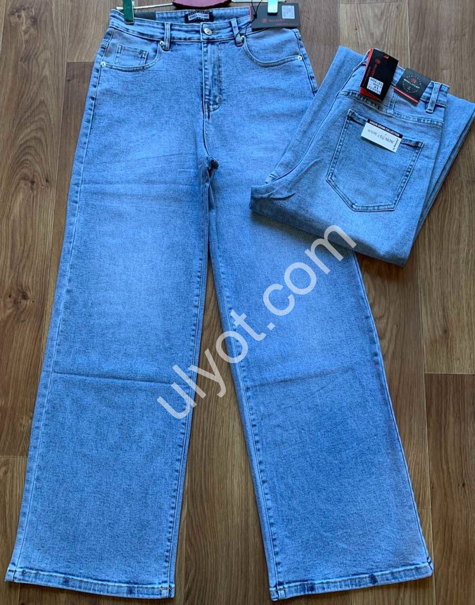 ДЖИНСЫ RELUCKY (30-36) ГОЛУБОЙ 0308-15