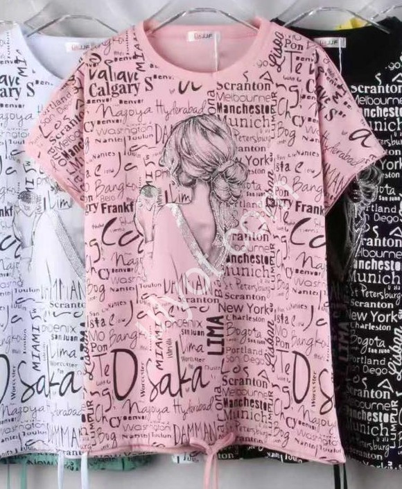 ФУТБОЛКА JJF (ONE SIZE НАПІВБАТАЛ) МІКС 6619