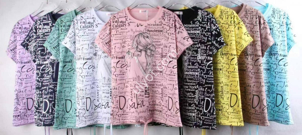 ФУТБОЛКА JJF (ONE SIZE НАПІВБАТАЛ) МІКС 6619