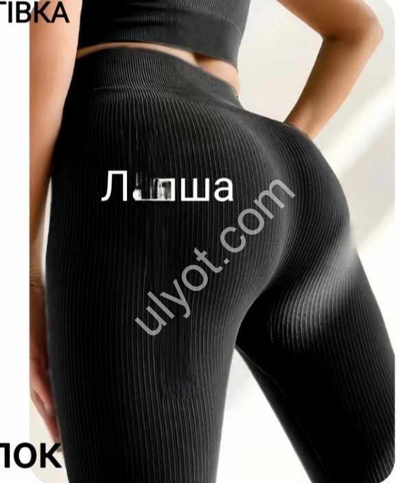 Лосини (ONE SIZE 42-48) ЧЕРНЕ хутро 516-1