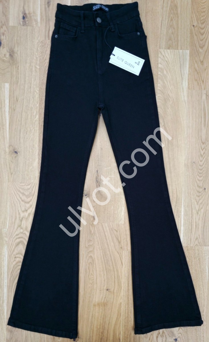 Фото 2 ДЖИНСИ ELITE QUEEN (25-30) ЧОРНИЙ 1111-50