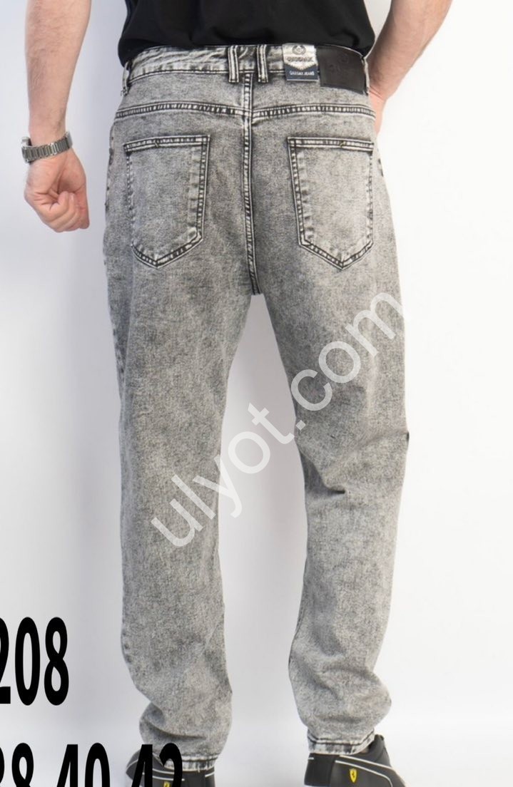 ДЖИНСИ GAXGAX (32-42) СІРИЙ 1208