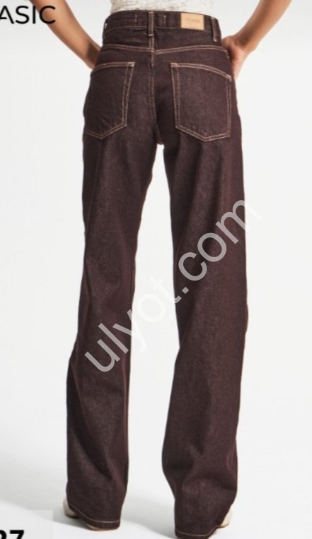 ДЖИНСИ IT'S BASIC (34-42) ШОКОЛАД 4227/7w5/130