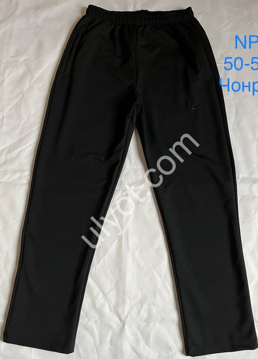 СПОРТ.ШТАНИ N02 (50-58) ПРЯМИЙ ЧОРНИЙ NP