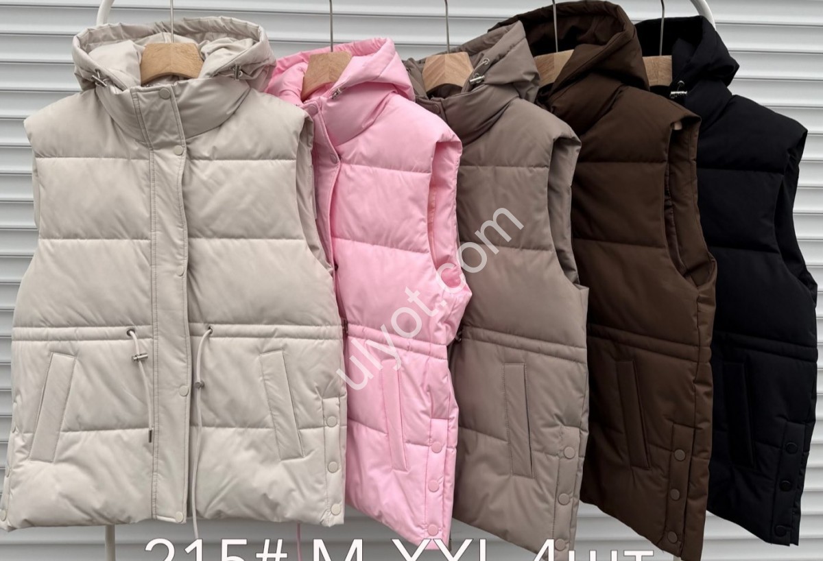 ЖИЛЕТКА (M-2XL) СВ.СЕРЫЙ 215