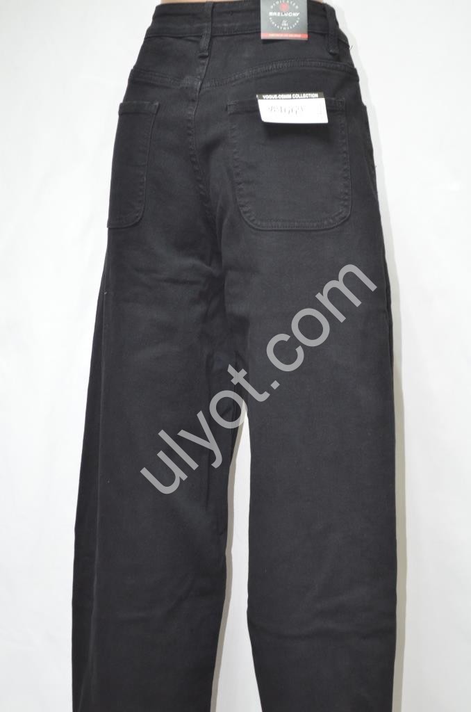 ДЖИНСЫ RELUCKY (25-30) ЧЕРНЫЙ 345-2