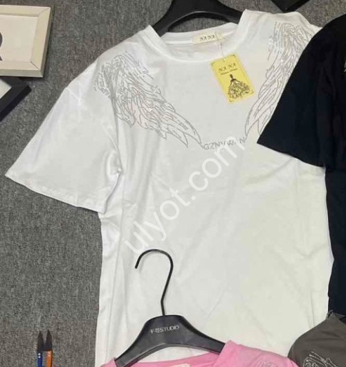 ФУТБОЛКА (OVER SIZE) МИКС 6126